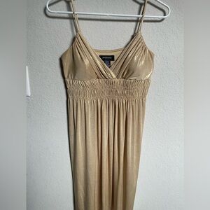 Alyn Paige Metallic Gold Dress